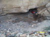 Actual dig site of the Gunnison River Rock Art site.
