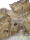 Rock formations in Lawhead Gulch