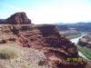 Distant Jeep at Fossil Point, Canyonlands Nat'l Park