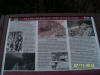 Sign at Bear Creek Falls, telling the story of Otto Mears, "Pathfinder of the San Juans"