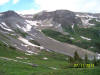 Huge slide area north of Imogene Pass and just above the Camp Bird Mine