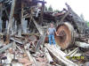 Terry with ruins of the San Juan Chief Mill