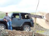 Terry and Jeep at Hurricane Pass, 12,730 feet above sea level