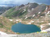 Lake Como and Poughkeepsie Gulch viewed from Hurricane Pass